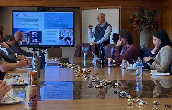 presentation in conference room