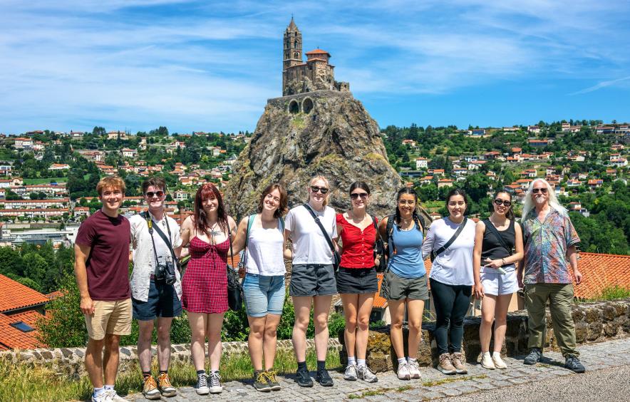a group of students at Le Puy
