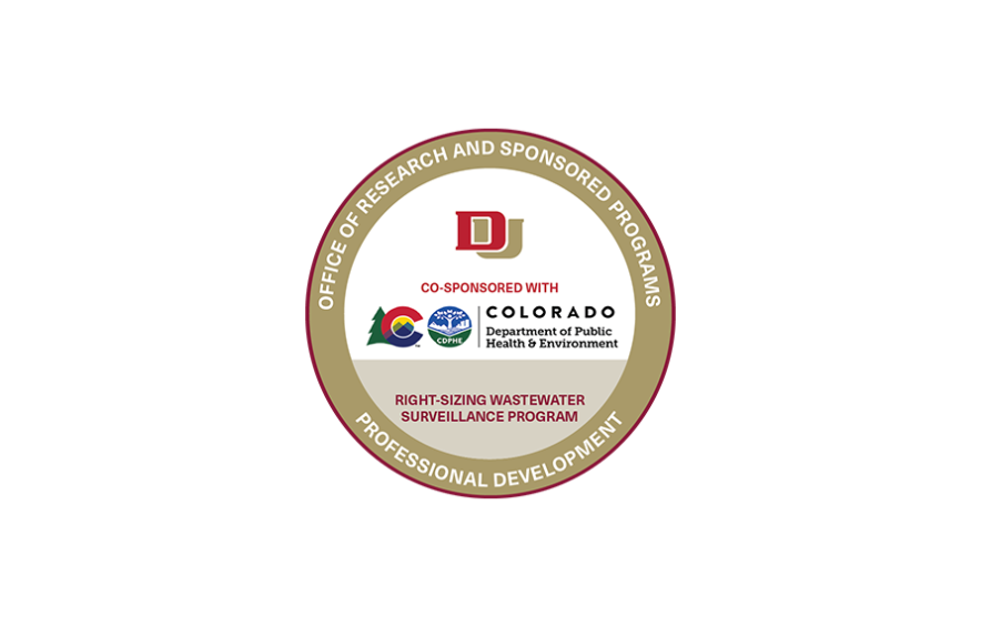 Image of a digital badge awarded to learners who complete NWSS CoE Educational Courses