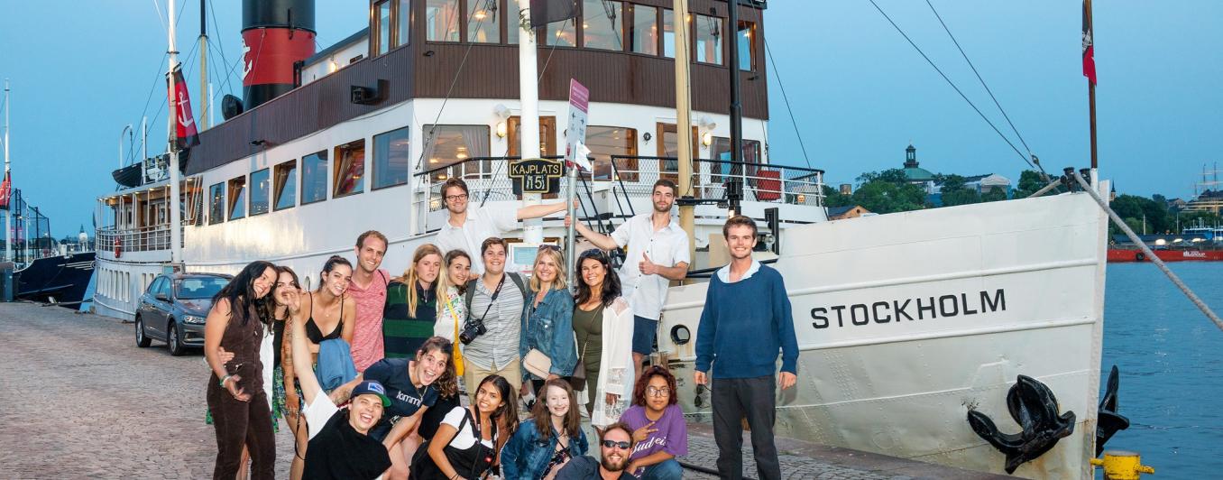 a group of students at stockholm