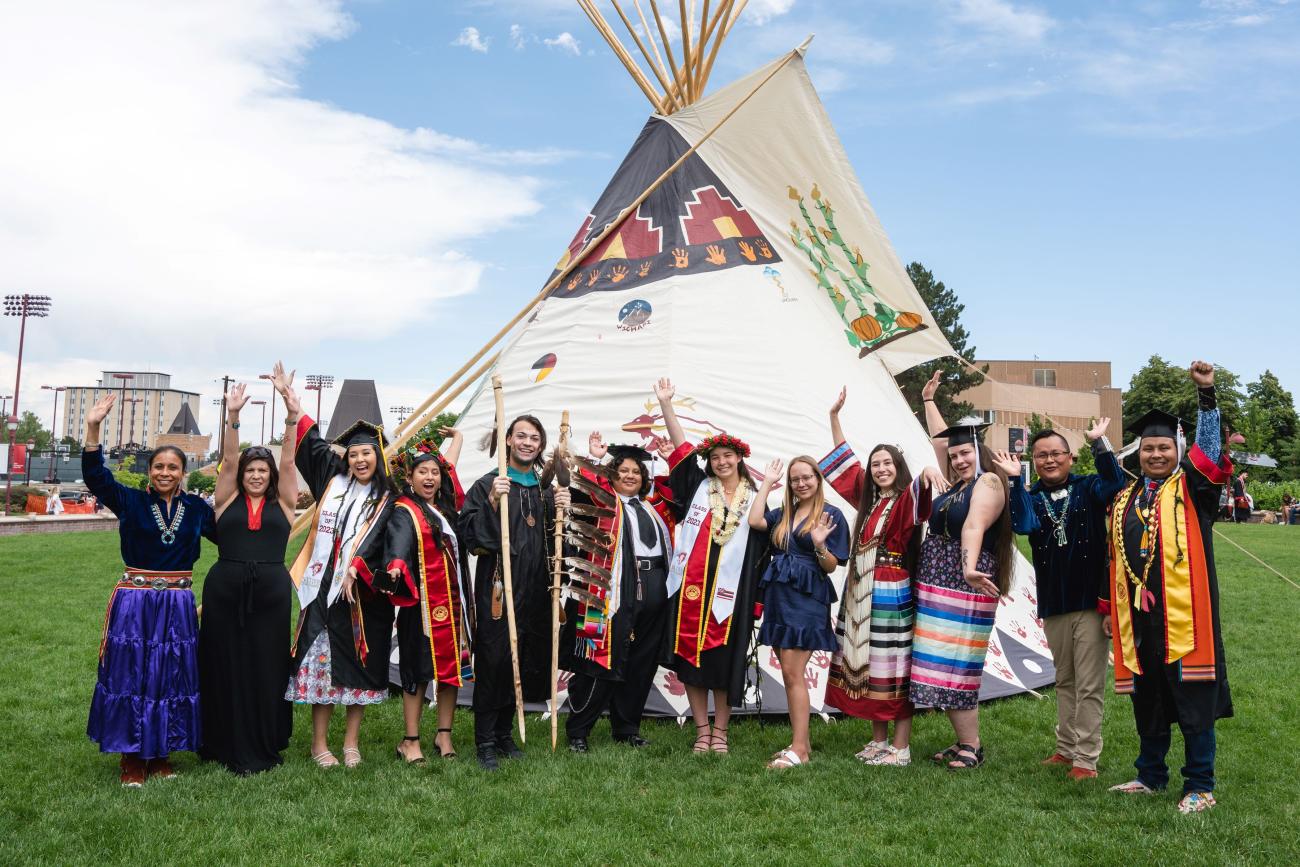 Blanket Wrapping Ceremony University of Denver