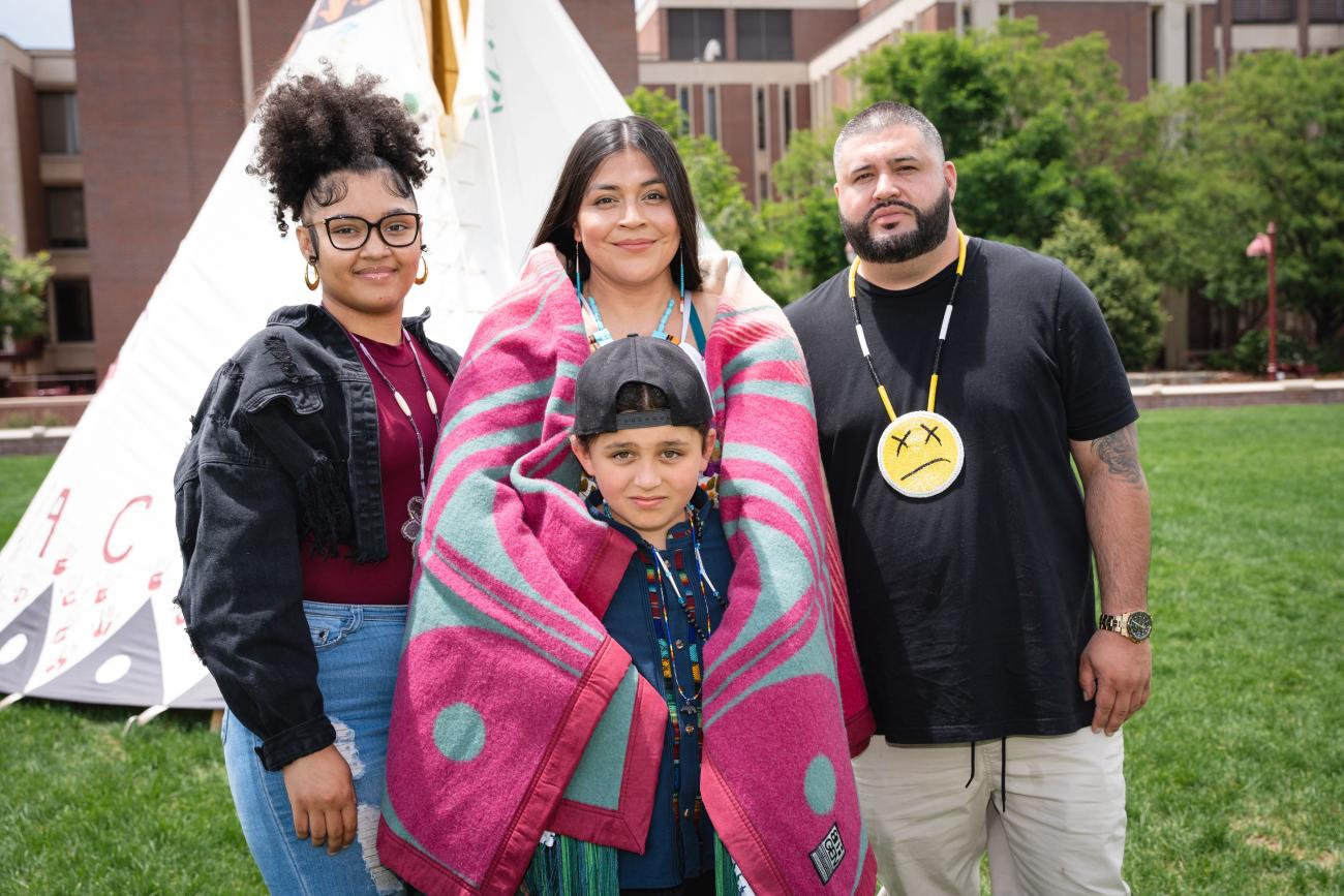 Blanket Wrapping Ceremony University of Denver