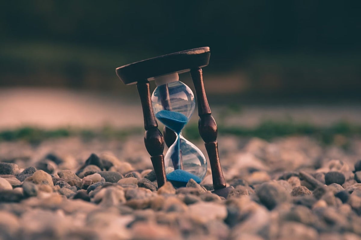 a sandglass