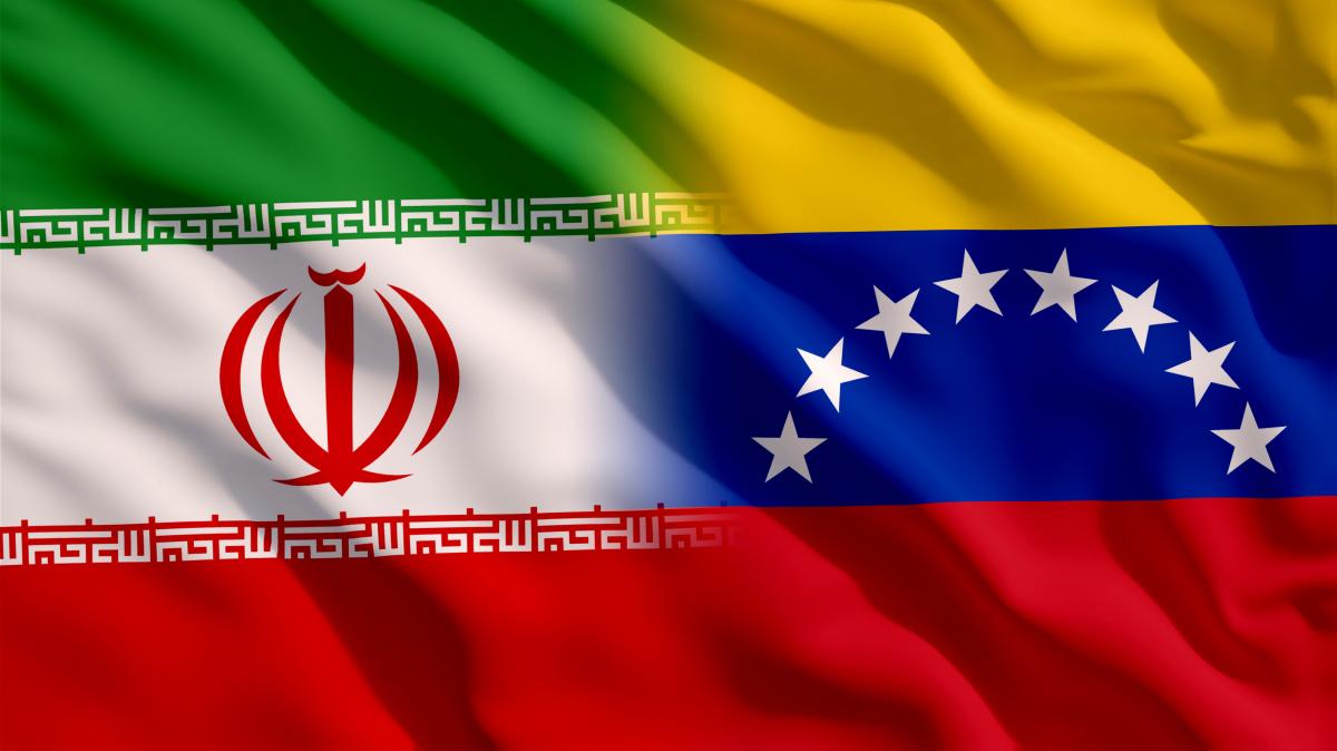 Venezuela and Iran flag