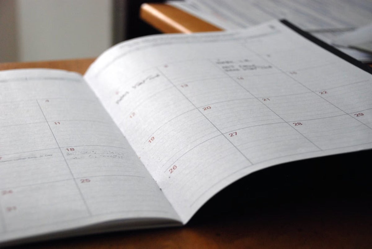calendar planner book