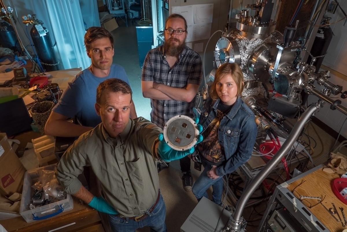 Barry Zink with students