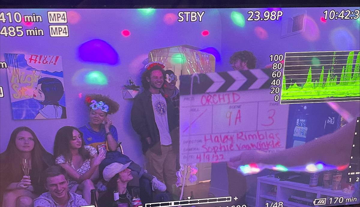 A still from the "Orchid" set.