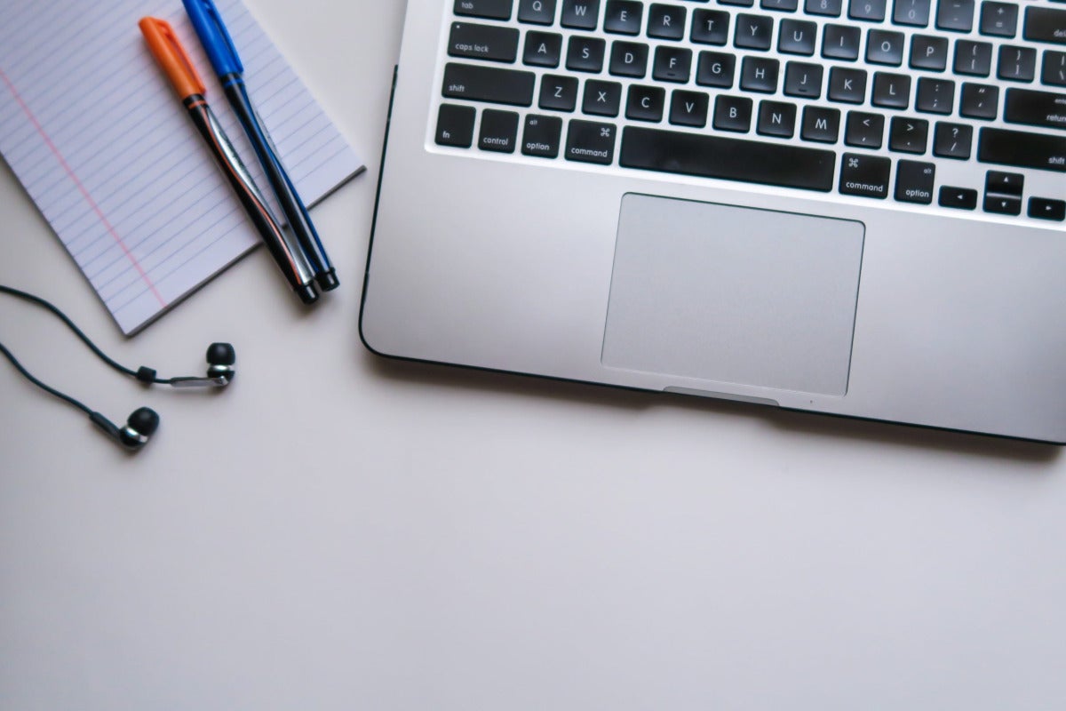 laptop computer and study tools