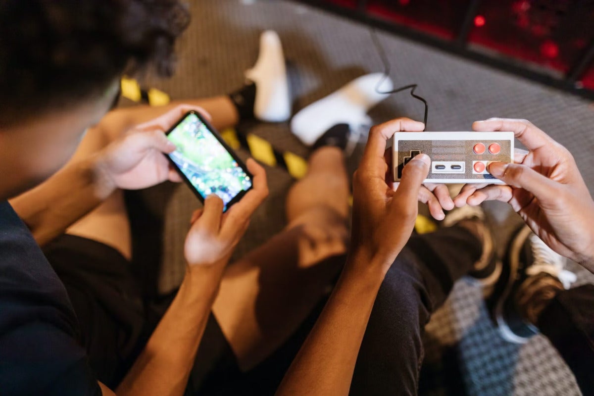 people playing games