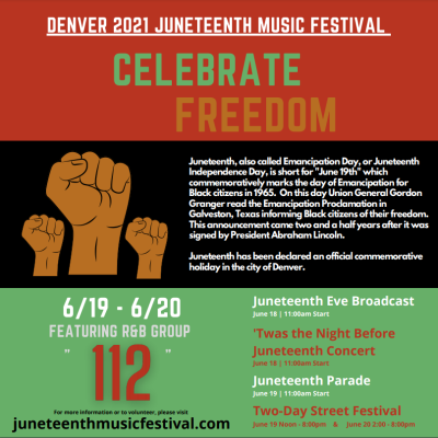 Juneteenth Music Festival flyer