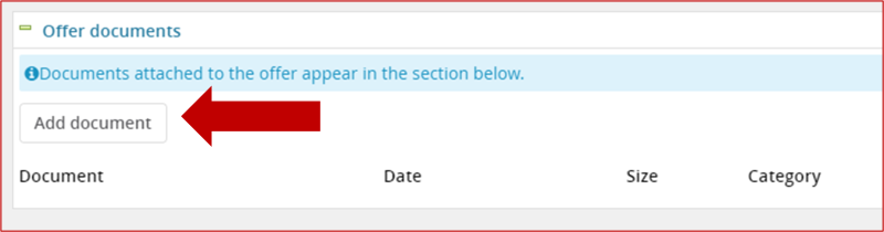 offer document offer document