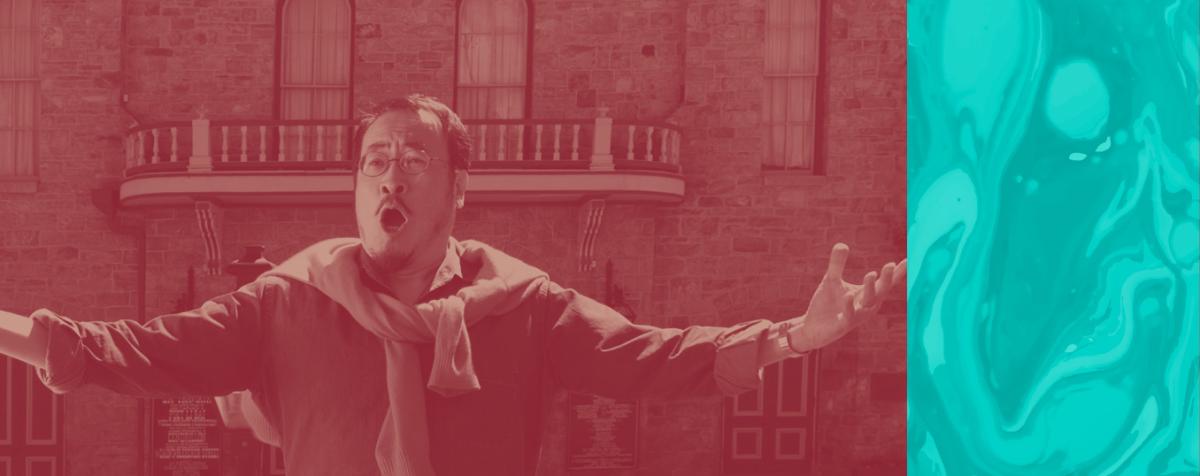 Man singing