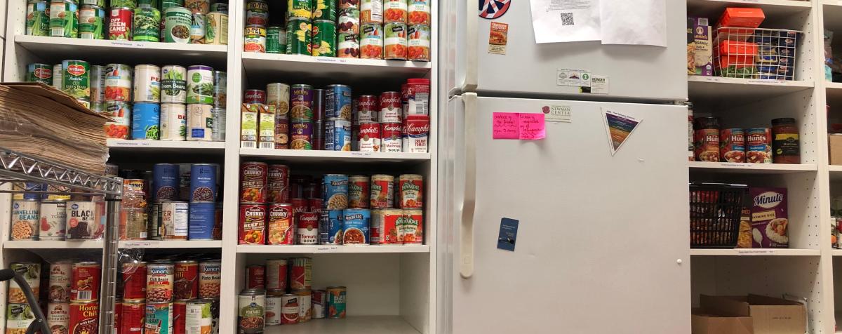 a view of the food pantry