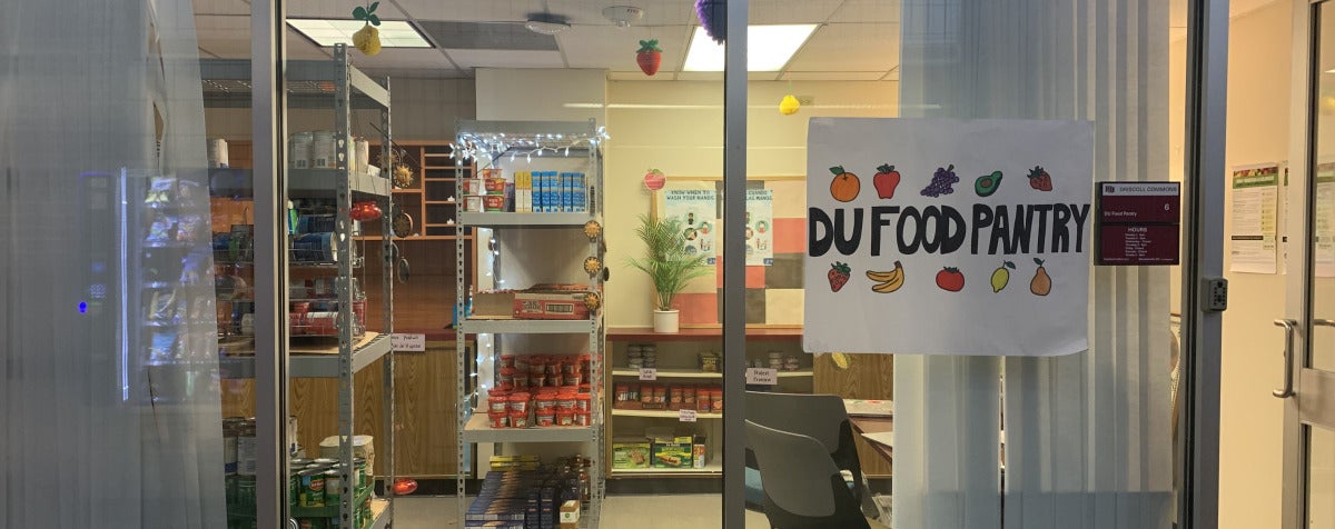 food pantry at DU