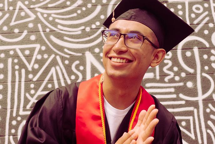 recent graduate portrait