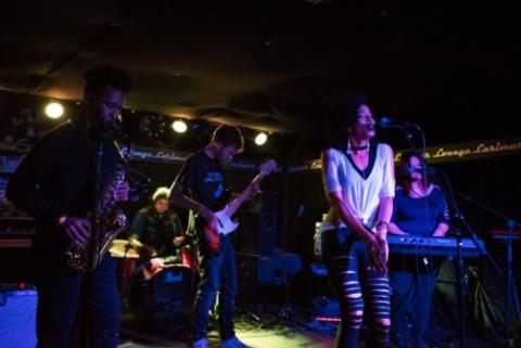 Tanya Salih, performs as Zanib with her band. (Photo: Tylar Beechum)