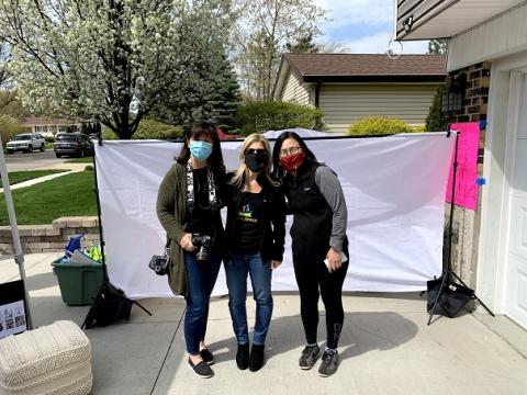 Jennifer Oh at a community event