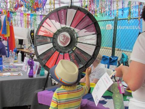 DU Booth at 2018 PrideFest