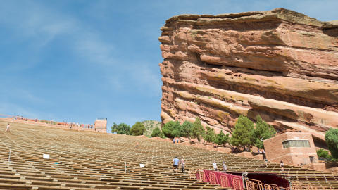 Red Rocks by day 