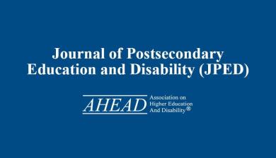 Journal of Postsecondary Education and Disability
