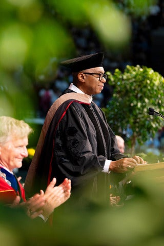 commencement speaker andre thomas