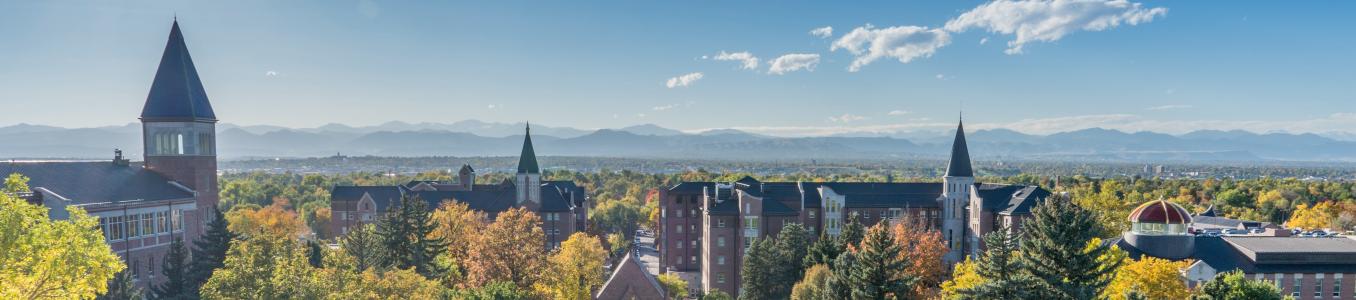 scenic autumn campus
