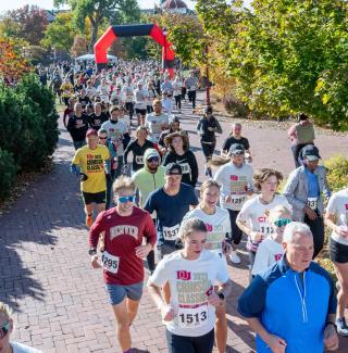 Runners at the 2023 Crimson Classic 5K