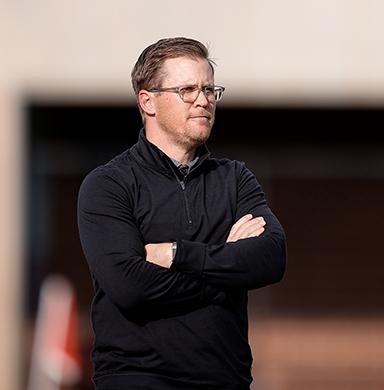 Head coach Jamie Franks is pictured