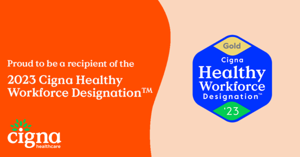Cigna Healthy Workplace Gold Award