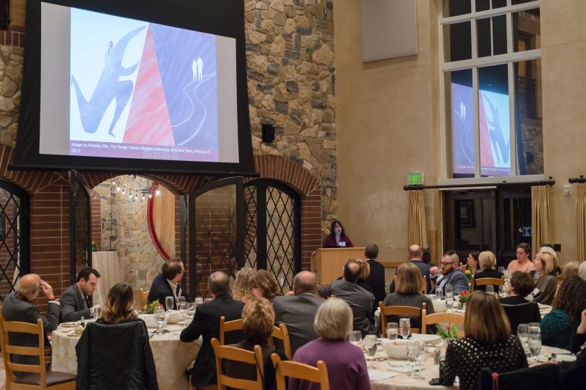 Presenting with projector