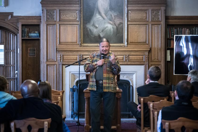 Speaking in Renaissance Room